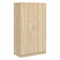 Moderner Kleiderschrank 2-türig mit Kleiderstange, Sonoma-Eiche, 80x52x180 cm für vielseitige Nutzung