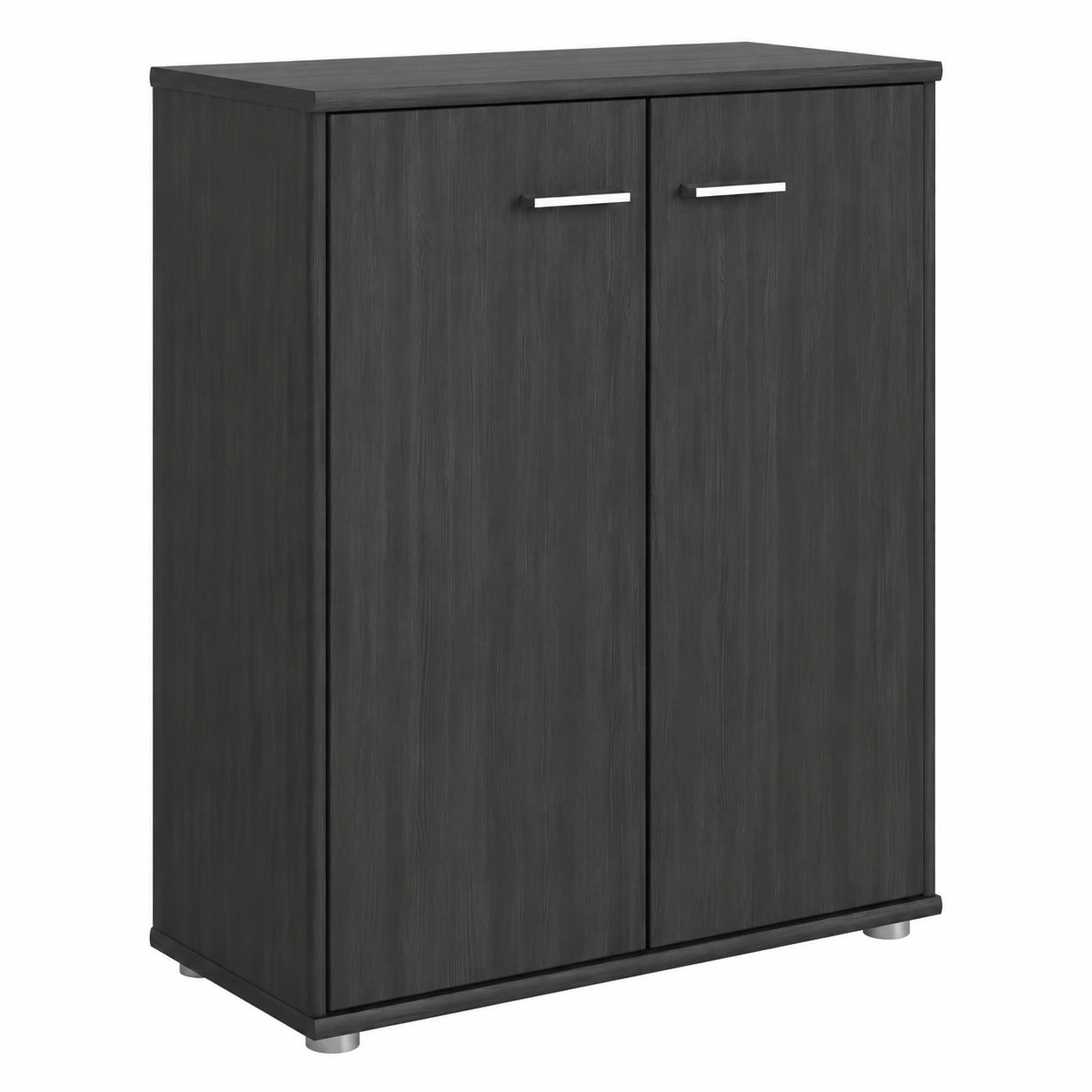 CARO-Möbel Sideboard Tommy in Esche Grau mit Einlegeboden und Doppeltüren