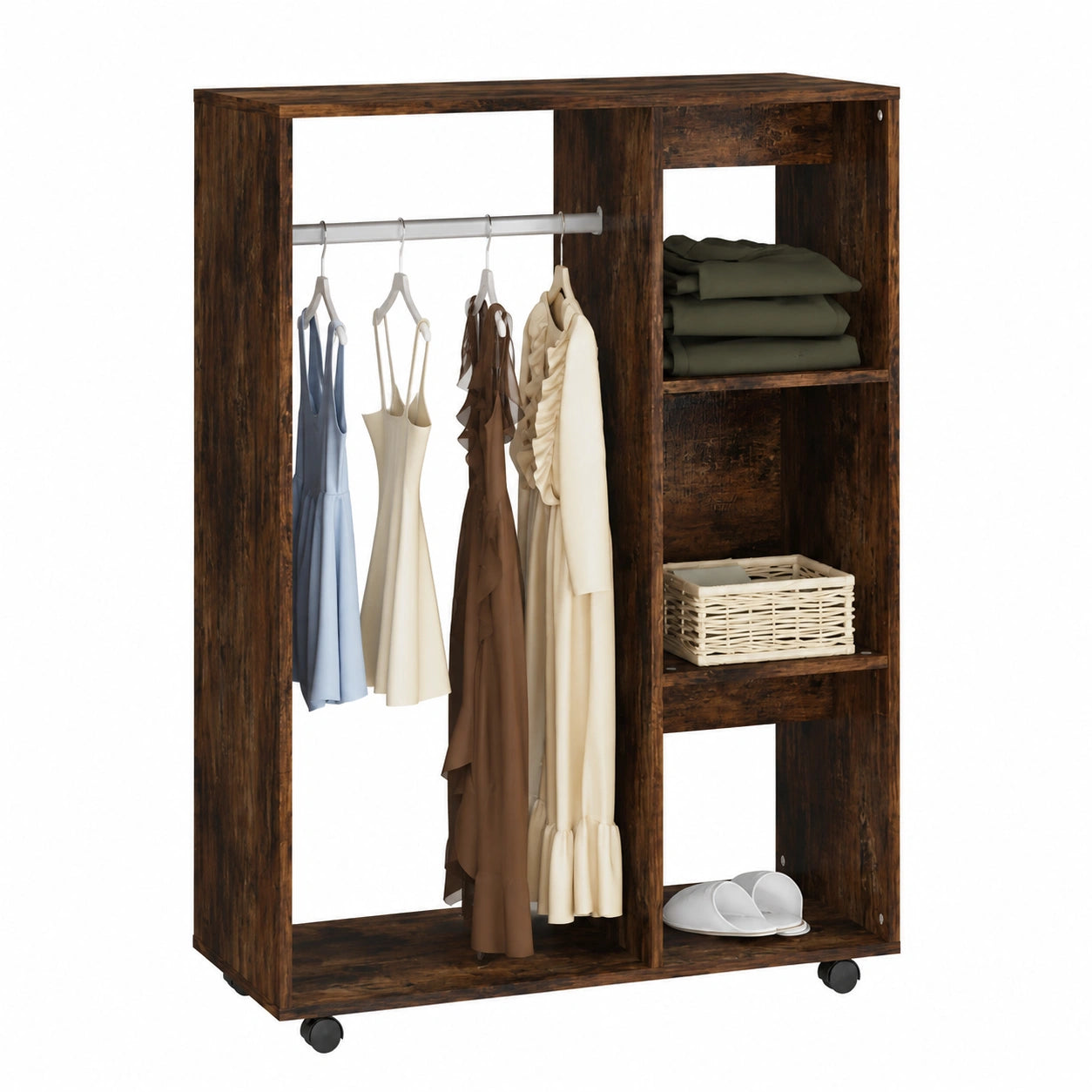 TALCUS Schrank aus Eichenholz, 80x40x110 cm, Moderner Stil