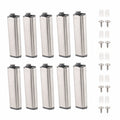 NUOBESTY 10er Set Edelstahl Drucköffner Magnetverschluss für Grifflose Schränke und Möbel