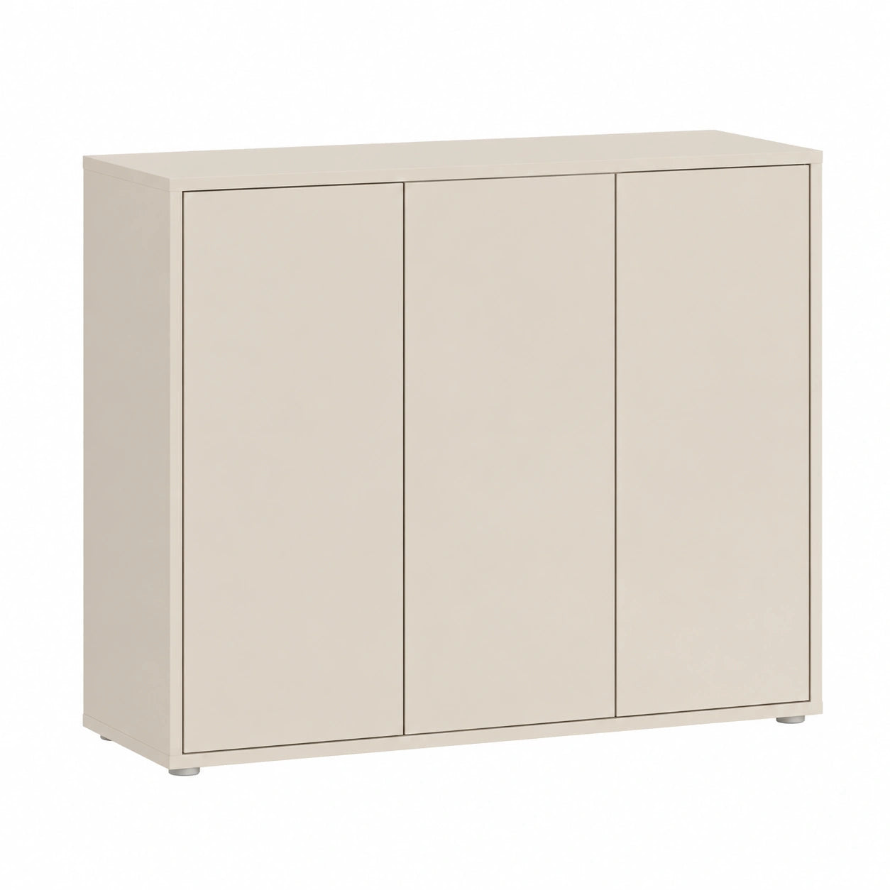 Moderner Schuhschrank in Kaschmir Beige mit 3 Türen